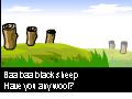 咩，咩，黑羊--baa baa black sheep