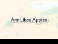 安喜欢吃苹果--ann likes apples